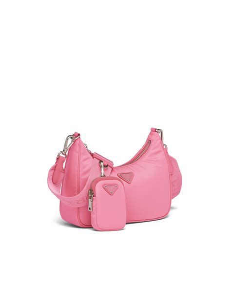 prada re-edition 2005 pink|re edition 2005 nylon bag.